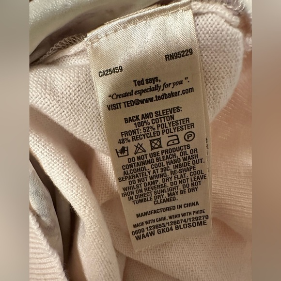 TED BAKER SWEATER BLOSOME Wispy Meadow Size 1 (XS) .. (j6) - Picture 4 of 10